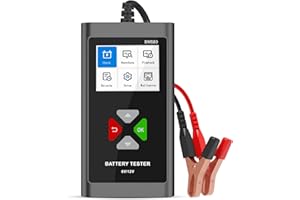 OBDMONSTER BM580 Testeur batterie voiture 6V 12V,100-2000 CCA Analyseur de batterie de voiture Testeur d'alternateur de Auto Moto ATV SUV Testeur de système de démarrage de charge de bateau