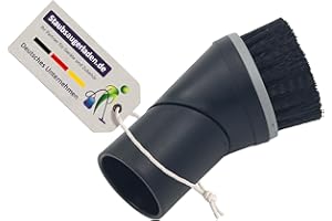 STAUBSAUGERLADEN.DE IHR PARTNER FÜR GERÄTE UND ZUBEHÖR Staubsaugerladen.de Möbelpinsel für Miele Staubsauger, drehbar mit Möbelschutzring, Universal Staubsaugerbürste für empfindliche Oberflächen, Möbelbürste mit weichen Borsten für Holz Glas Lackflächen