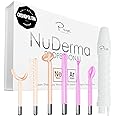 Nuderma Professional Skin Therapy Wand - Portable Handheld High Frequency Skin Therapy Machine With 6 Neon & Argon Wands - Acne Treatment - Skin Tightening - Wrinkle Reducing ‚¬Œ Facial Skin Lifter