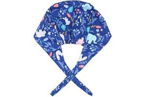 PRETYZOOM Scrub Cap Hat Cotton Adjustable Scrub Hat Doctor Cap for Women Men