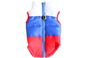 Amaone Hundejacke Französische Bulldogge Hundentuch Heimtiertuch Tier Wintervest HundeModetuch Tarnen Heimtiere Kleidung Hund Warme Jacken (1107DEBKA-White, XL)