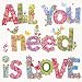 Produktbild PAPER + DESIGN Lunchservietten Design All you need is love