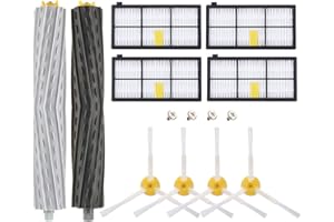 BABUZOM Repuesto de Accesorios Kit Compatible para Aspiradora iRobot Roomba Serie 800 850 851 860 865 866 870 871 876 880 885 886 890 891 896 900 960 966 980 990