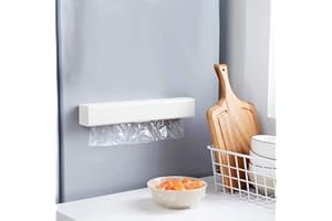 Yinong-eu Perfect Cut Porta Rotolo con con Macchina di Rivestimento Alimentare Magnetico，Tagli Sicurezza Foglio di Alluminio, Carta da Imballaggio Carta da Forno