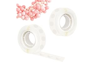 MOXYOY 620 Pcs Balloon Glue Dots, Removable Balloon Sticky Spots, Double Sided Adhesive Dots, Glue Dots for Balloons, for Birthday Party Wedding Christmas Decorations and DIY Scrapbooking Craft