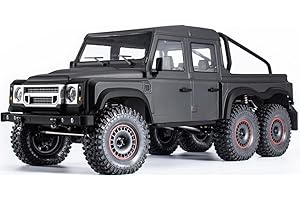 Amewi AMXRock RCX10.3B Scale Crawler 6x6 Pick-Up 1:10 ARTR Gris RC Control Remoto