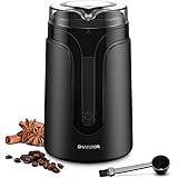 SHARDOR Electric Coffee Grinder with Safe and Durable 304 Stainless Steel Blades,Fast Grinding for Coffee Beans, Dried Spice,