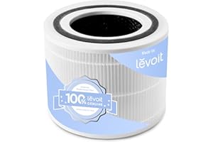 ‎LEVOIT LEVOIT Ersatzfilter Luftfilter für Core 300S und Core 300 Luftreiniger, HEPA-filter, hocheffizienter Aktivkohlefilter und Vorfilter, gegen 99,97 Prozent Allergene Staub Pollen Rauch, Weiß