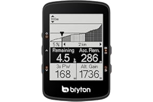 Bryton Rider 460 Compteur GPS Vélo 2,6 Pouces LCD, Assistance de Navigation Innovante, Compatible avec Vélos Électriques et Radar Vélo, Autonomie 32h, Bluetooth Ant, Étanche