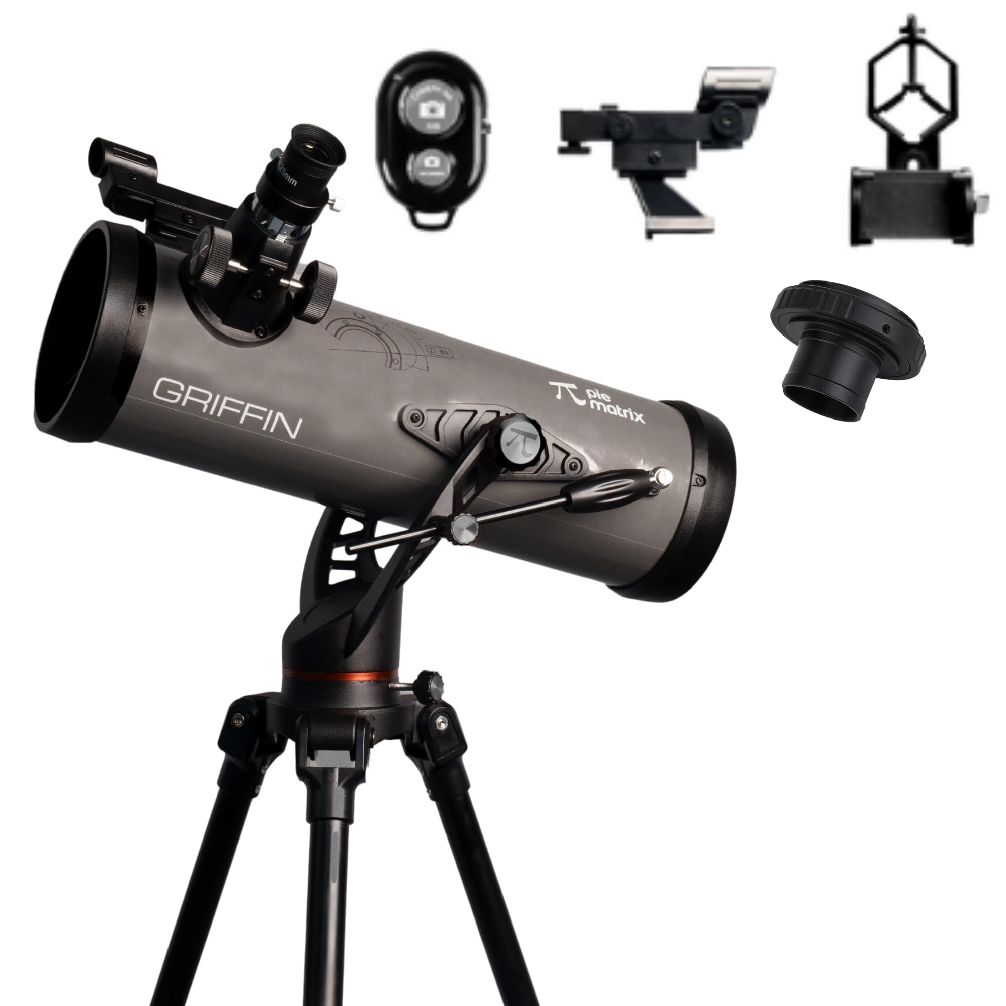 Pie Matrix Griffin 114 AZ Telescope (with T Ring for Sony)