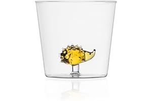 Ichendorf Milano Tumbler Riccio | Collezione Animal Farm | 35 cl | Vetro Borosilicato | Fatto a Mano