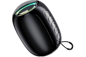 BONBELONG Bluetooth Speaker, 24H Playtime, Stereo Sound, With Led Light, Louder Volume & Enhanced Bass, Portable Speakers for Car, Bike, Outdoors, Shower