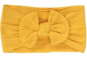 TOPGROWTH FASCIA Topgrowth Cerchietto per Capelli Neonata Cravatta a Farfalla Fascia per Capelli Turbante Nodo Elastico Traspirante Fascia Bimba