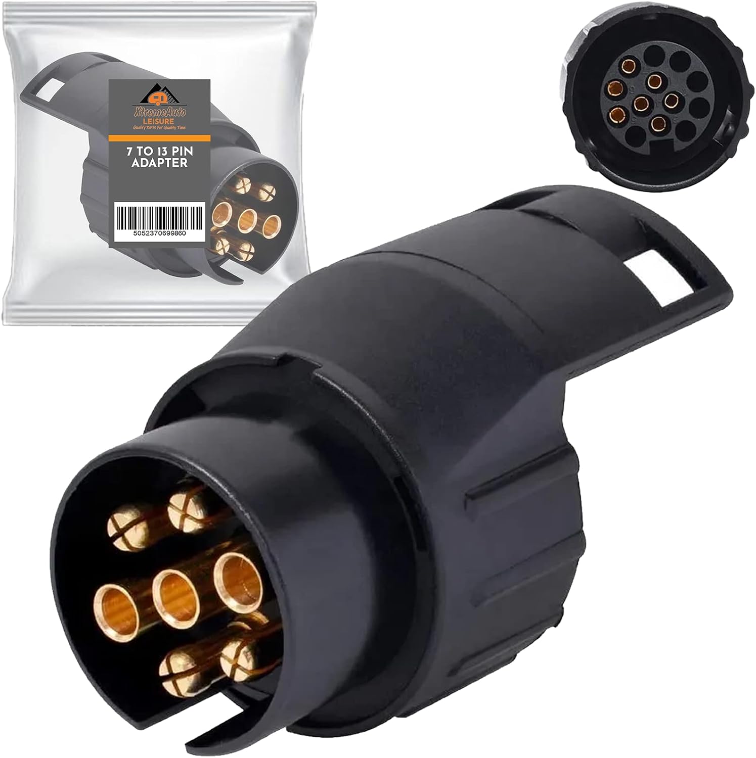 Xtremeauto 7 Pin To 13 Pin Towing Adaptor - 7 Pin To 13 Pin Adapter For Trailer, Caravan, 7 Pin To 13 Pin Towing Adapter Socket Plug 7pin To 13pin Adapter Converter