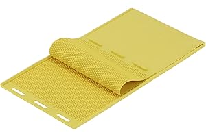 BOLORAMO Beeswax Press Mold, Beeswax Foundation Sheet Beeswax Sheet Beeswax Press Sheet for Beekeeping