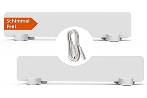 Könighaus ANTI SCHIMMEL HEIZUNG – Infrarot Schimmelentferner für Wand & Bad – Schimmelfrei ohne Chemie – Alternative zu Schimmelspray und Schimmelfarbe – Behebt Schimmel am Ursprung - 2er Set