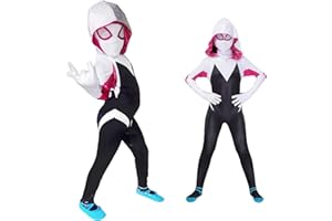 Winric Superhero Spiderman Costume Kids Cosplay Accessories for Carnival 3D Superhero Costume for Boys Superhero Spider Homecoming Costume Kids Super