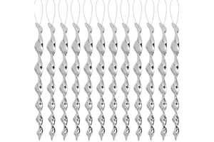 OVTAI Vogelabwehr Windspiel, Specht Abwehr, Vogelschreck Reflektierend, 12er Set Reflektierende Windspirale, Specht Abwehr zur Halten Sie Vögel Weg von Ihrem Haus für Balkon und Garten