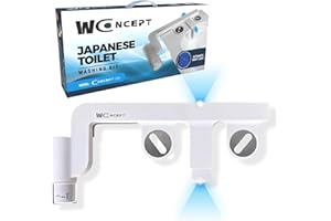 WCCONCEPT toilette japonaise avec RENFORT ALU+LUMIERE NOCTURNE LED AUTOMATIQUE-MARQUE FRANCAISE GAMME COMPLÈTE WC JAPONAIS COMPLET MODERNE-bidet toilette wc-porte douchette wc ajustable en profondeur