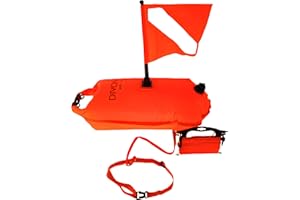 DiVONEA | Boya Buceo + Bolsa Estanca 28L + Flotador Natación - 3 en 1 con Accesorios incluidos