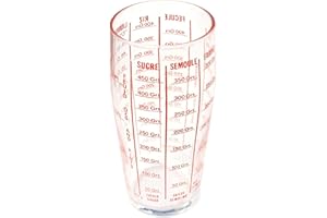 Les Colis Noirs LCN - Verre Doseur en Verre 58cl - Mesure Mesurer Doser Ustensile Cuisine - 271