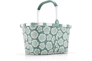 reisenthel Carrybag Bloomy – stabilny kosz na zakupy z dużą ilością miejsca do przechowywania i praktyczną kieszenią wewnętrzną – eleganckie i wodoodporne wzornictwo