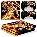 Produktbild Sony PS4 Playstation 4 Pro Skin Design Foils Aufkleber Schutzfolie Set - Dragon Motiv