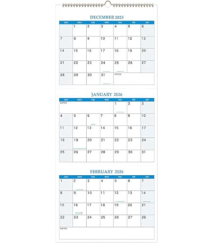 Calendrier Mural 2026 Finocam – Vue Mensuelle En Catalan, Avec Jours Fériés De Catalogne, Spirale Métal