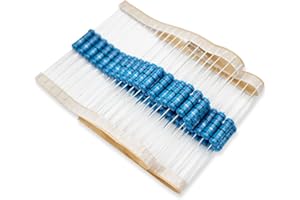 Innfeeltech 50 piezas 2w 1% de tolerancia resistencia de película metálica de 2,2 Ohm para proyectos y experimentos de bricolaje