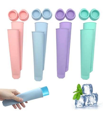 6 Moules à Esquimau-Glaces-Esquimaux TUPPERWARE-Base Blanche Sucettes Blanche Imgx2000 7506