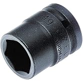 izeltas 1113067015 1/2" Altı K&ouml;şe Havalı Lokma Anahtar, Siyah, 15 Mm