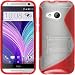 Produktbild PhoneNatic Case für HTC One Mini 2 Hülle Silikon rot + 2 Schutzfolien