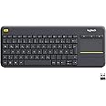 Logitech K400 Plus Wireless Livingroom Keyboard, QWERTZ German Layout - Black