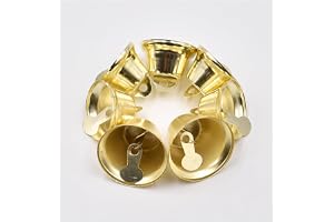 Qiantull 100 stycken 10 mm miniklockor för pyssel guld liten klocka klämmor metallklockor mini dekoration klocka pysselklocko