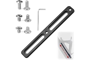 BTRONSN Bike Bottle Cage Adapter,Aluminum Alloy Bike Bottle Holder Mount Accessories,Bicycle Bottle Cage Extension Bracket Seat for MTB Road Mountain Bike,2 Slot Adjustable Position