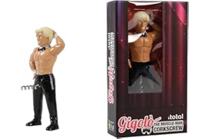 I-TOTAL ® - Drôle Décapsuleur en plastique/Décapsuleur drôle, parfait pour un cadeau extravagant (MAN WITH BOWTIE)