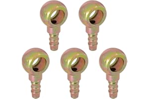 X AUTOHAUX 5 Stk. Kraftstoffleitungsadapter 7,5mm ID Schlauchwiderhaken 12mm Ringstutzen