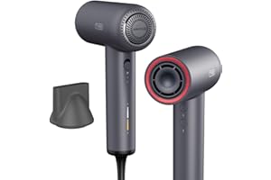 Sèche cheveux Ionique TYMO - Sèche rapidement 1500W avec Moteur à Haute Vitesse 110 000 RPM, Contrôle Thermique, 4 Réglages de Température, 3 Vitesses, Fonction Air Froid - Portable pour Maison/Voyage