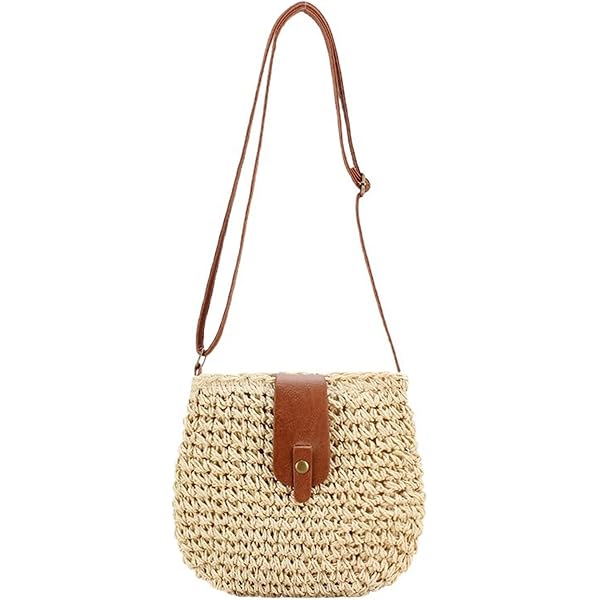 Hsthe Sea Bolso Bandolera De Paja: El Toque Boho-Chic Que Necesitas Este Verano (Hecho A Mano Con Borla)