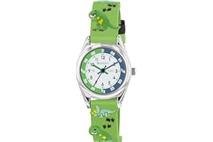 Tikkers Orologio Analogico Quarzo Bambino con Cinturino in Silicone TK0207