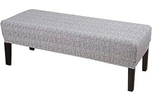 ZZDZW Bezug Für Sitzbank Esszimmer，Schonbezug Holzbank Bezug Sitzbank Bank Stretch Bezug Sitzbank Gepolstert Polsterbank Husse Hocker Schuhbank Bezüge Stuhlhusse für Eingangsbereich