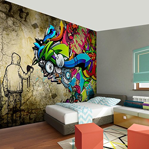 Fototapete Graffiti 396 x 280 cm – Vliestapete – Wandtapete – Vlies Phototapete – Wand – Wandbilder XXL – !!! 100% MADE IN GERMANY !!! Runa Tapete 9066012a - 5