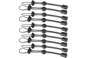 HOUSON 10 sztuk sprzączki do plecaka, uchwyt na kijki do plecaka, sznurek mocujący, linka mocująca, regulowany pasek linowy, klamra do wspinaczki górskiej, na kemping, wędrówki