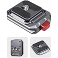 IFOOTAGE Q38 Quick Release Set,Universal Arca-Swiss Plate,Safety Design,for Camera Stabilizer,DSLR,Nikon,Sony,Canon