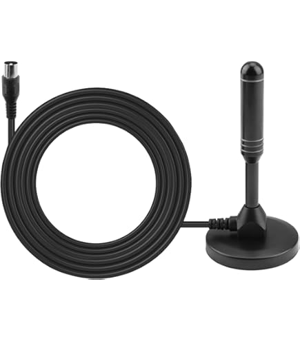 Antenne Tnt Antenne TV Intérieure/Extérieure 600KM - Pour 4K/1080p - Amplificateur Signal Inclus - Câble Coaxial 10m - TNT Gratuite Antenna Reviews