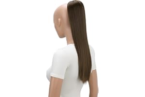 ‎CAISHA CAISHA 55cm Haarteil Nina mit Kordelverschluss Zopf Haarverlängerung Glatt Hellbraun PH517