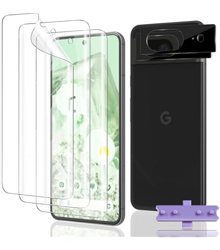 Film De Protection Hydrogel Pour Google Pixel 8 - 2 Pièces, TPU Souple, Anti-rayures, Auto-réparant, Facile à Poser
