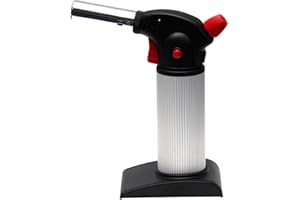 ‎LURCH Lurch 10890 Butangasbrenner zum Flambieren, für Creme Brule, zum Kamin oder Grill anzünden, für Feuerwerk und mehr, Schwarz