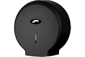 Jofel - Grand Distributeur Industriel de Rouleaux de Papier Toilette, de Papier 400m, diamètre 260mm, mandrin 45-55mm, Toilettes publiques, ABS Haute qualité, AE77600-MT Noir Mat
