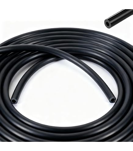 Produktbild von Silikon-Vakuumschlauch 5 Mm ID X 8 Mm OD – 1 M, Flexibel, Hochtemperaturbeständig, Für Kfz, Pumpen, Siphons, Bewässerung – Leckagefrei & Langlebig